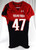 2014 Texas Tech Red Raiders #47 Game Used Red Jersey Football NP Rem 46 114