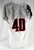 2014 Texas Tech Red Raiders #40 Game Used White Jersey Football NP Rem 46 117