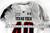 2014 Texas Tech Red Raiders #40 Game Used White Jersey Football NP Rem 46 117