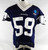 2025 Dallas Cowboys Kenneth Murray #59 Game Used Navy Practice Jersey 52 491