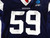 2025 Dallas Cowboys Kenneth Murray #59 Game Used Navy Practice Jersey 52 491