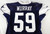 2025 Dallas Cowboys Kenneth Murray #59 Game Used Navy Practice Jersey 52 491