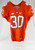 2016 Clemson Tigers #30 Game Issued Pos Used Orange Jersey Football NP Rem 61
