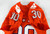 2016 Clemson Tigers #30 Game Issued Pos Used Orange Jersey Football NP Rem 61