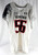 2014 Texas Tech Red Raiders #56 Game Used White Jersey Football NP Rem 50 133