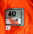 2016 Clemson Tigers #3 Game Issued Pos Used Orange Jersey Football NP Rem 40 198