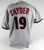 2007 Arizona Diamondbacks Chris Snyder #19 Game Used Grey Jersey 48 278