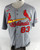 2025 St. Louis Cardinals Andre Granillo #83 Game Issued Pos Used Grey Jersey 3
