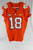 2017-22 Clemson Tigers #18 Game Issued Pos Used Orange Jersey Football NP Rem 7