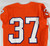 2017-22 Clemson Tigers #37 Game Issued Pos Used Orange Jersey Football NP Rem 9