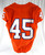 2017-22 Clemson Tigers #45 Game Issued Pos Used Orange Jersey Football NP Rem 7