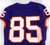 2017-22 Clemson Tigers #85 Game Issued Purple Jersey Football NP Rem 38 852