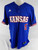 2025 Kansas Jayhawks #5 Game Used Blue Jersey Baseball 48 614