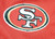 2003 San Francisco 49ers Team Issued Red Workout Shorts Size XL DP110284