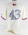 2025 Kansas Jayhawks #43 Game Used White Jersey Camo Baseball 48 639