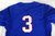 2025 Kansas Jayhawks #3 Game Used Blue Jersey Baseball 44 609
