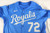 2025 Kansas City Royals Omar Hernandez #72 Game Issued Used Powder Blue Jersey 4