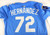 2025 Kansas City Royals Omar Hernandez #72 Game Issued Used Powder Blue Jersey 4
