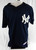 2007-08 New York Yankees Larry Bowa #50 Game Issued Pos Used Navy Jersey BP ST