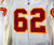 1996 Kansas City Chiefs Davidson #62 Game Issued White Jersey  043