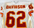 1996 Kansas City Chiefs Davidson #62 Game Issued White Jersey  043