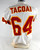 1996 Kansas City Chiefs Mu Tagoai #64 Game Issued White Jersey  046