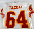 1996 Kansas City Chiefs Mu Tagoai #64 Game Issued White Jersey  046