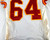 1996 Kansas City Chiefs Mu Tagoai #64 Game Issued White Jersey  046