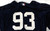 2007-08 New York Yankees #93 Game Issued Pos Used Navy Jersey BP ST 48 915