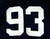 2007-08 New York Yankees #93 Game Issued Pos Used Navy Jersey BP ST 48 915
