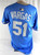 2025 Kansas City Royals Jonathan Vargas #51 Game Issued Powder Blue Jersey 46 29