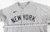 2020 New York Yankees Blank Game Issued Grey Jersey 46 030