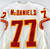 1997 Kansas City Chiefs Pellom McDaniels #77 Game Issued White Jersey 44 057