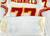 1997 Kansas City Chiefs Pellom McDaniels #77 Game Issued White Jersey 44 057