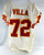 1996 Kansas City Chiefs Danny Villa #72 Game Issued White Jersey  074