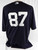 New York Yankees Demarcus Evans #87 Game Issued Pos Used Navy Jersey BP ST 52 2