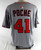 2025 Washington Nationals Colin Poche #41 Game Issued Grey Jersey 46 274