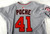 2025 Washington Nationals Colin Poche #41 Game Issued Grey Jersey 46 274