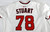 2025 Washington Nationals Tyler Stuart #78 Game Issued Pos Used White Jersey 0