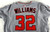 2025 Washington Nationals Trevor Williams #32 Game Issued Pos Used Grey Jersey 3