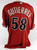 2008 Arizona Diamondbacks JC Gutierrez #58 Game Issued Red Jersey 10 Patch 52 6