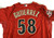 2008 Arizona Diamondbacks JC Gutierrez #58 Game Issued Red Jersey 10 Patch 52 6