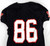 2014 Texas Tech Red Raiders #86 Game Used Black Jersey Football NP Rem 44 563