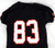 2014 Texas Tech Red Raiders #83 Game Used Black Jersey Football NP Rem 44 569