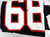 2014 Texas Tech Red Raiders #68 Game Used Black Jersey Football NP Rem 48 571
