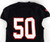 2014 Texas Tech Red Raiders #50 Game Used Black Jersey Football NP Rem 46 574