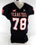 2014 Texas Tech Red Raiders #78 Game Used Black Jersey Football NP Rem 50 559