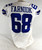 2021 Dallas Cowboys Matt Farniok #68 Game Issued White Jersey 48 814