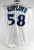 2002 Arizona Diamondbacks Mike Koplove #58 Game Used White Vest Jersey 46 482