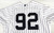 New York Yankees Elijah Dunham #92 Game Issued White Jersey 42 404